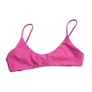 VDM the Label Sporty Bikini Top in Hot Pink